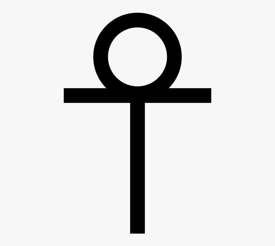 Cross Ankh Symbol Circle Arc - Ancient Egypt Symbols, Transparent Clipart