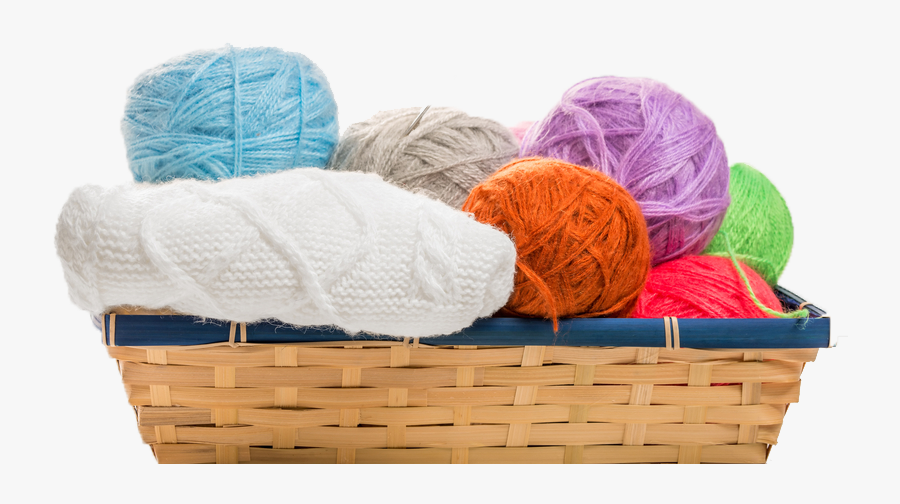 Wool In Storage Baskets Png, Transparent Clipart