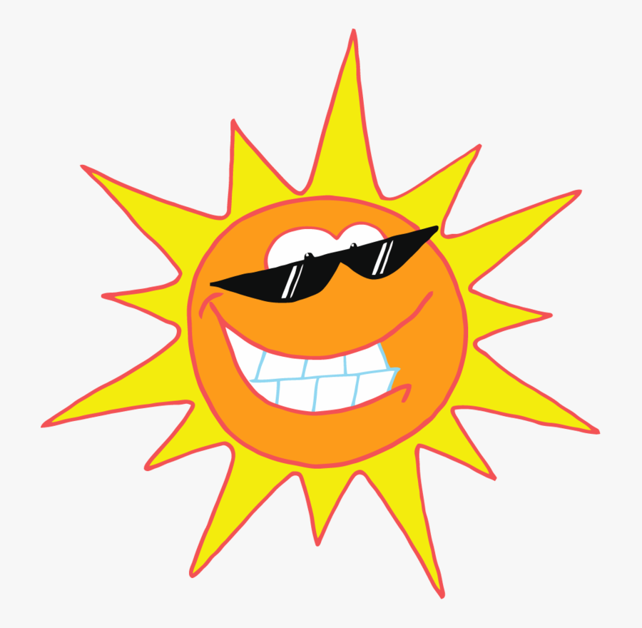 Cookout Graphics - Sun Cartoon, Transparent Clipart