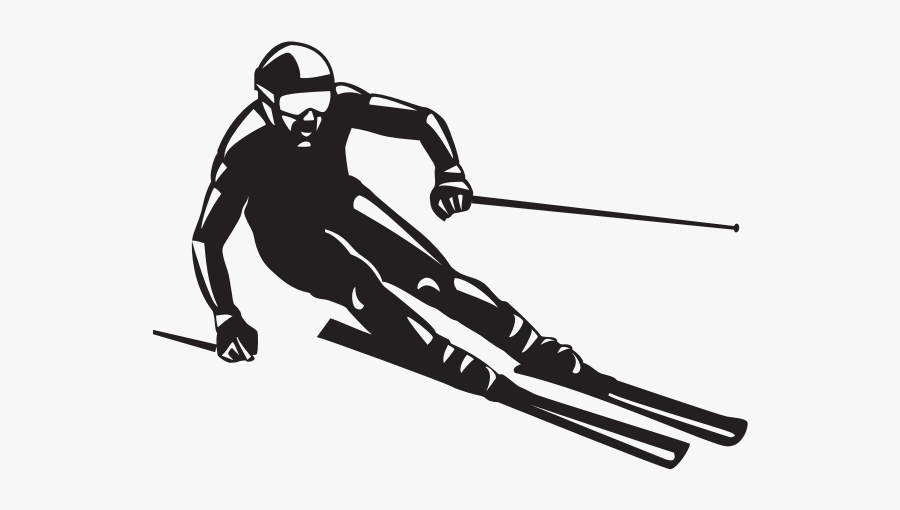 Skier Silhouette Clip Art - Ski Clipart , Free Transparent Clipart