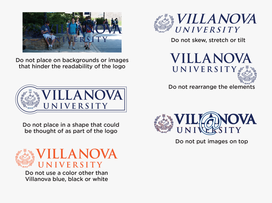 Logo Usage Requirements - Villanova University, Transparent Clipart