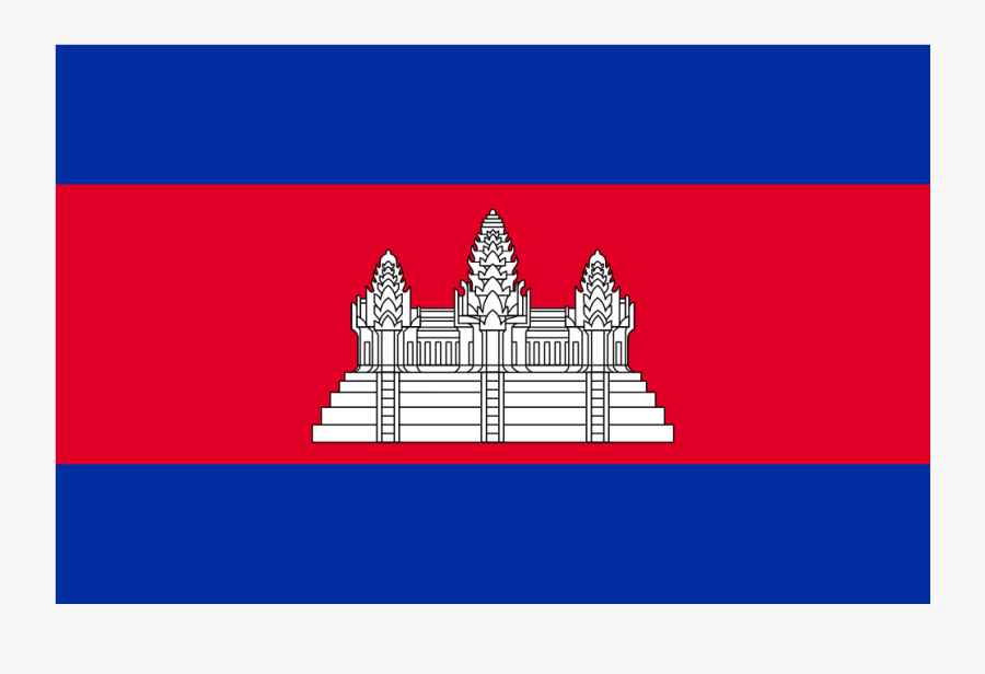 Kh Cambodia Flag Icon - Cambodia Flag, Transparent Clipart