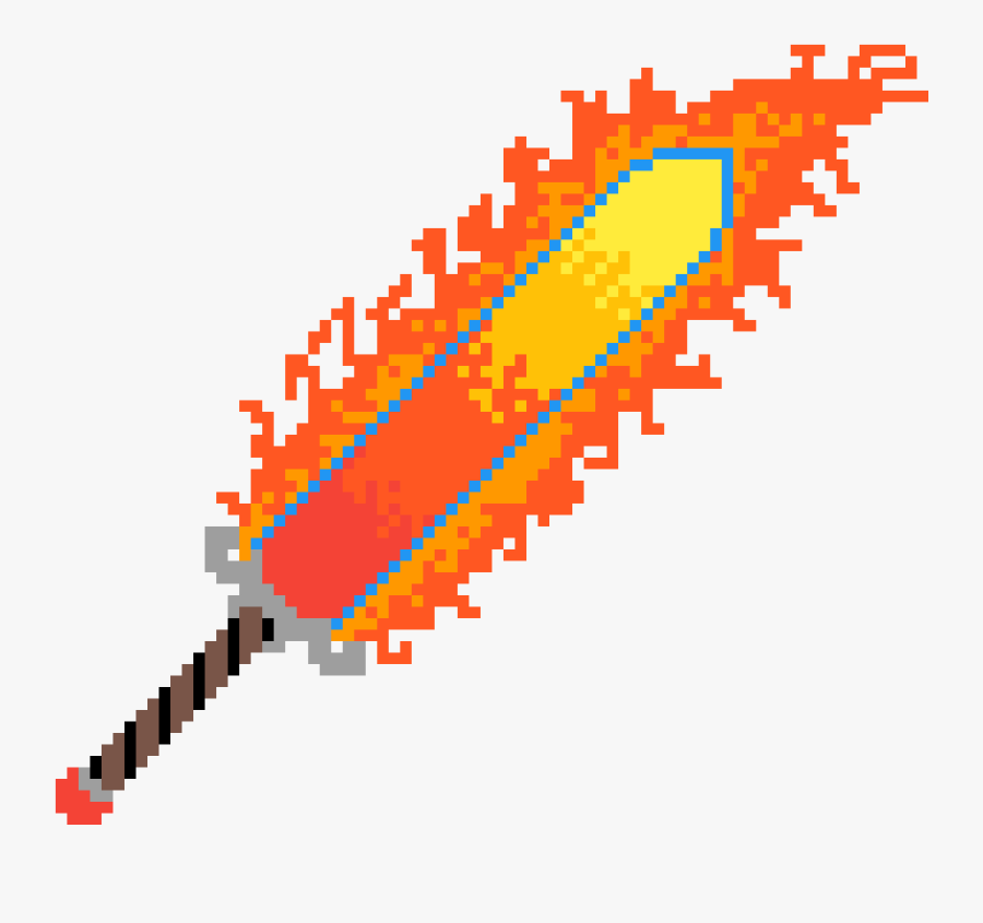 Sword Draw Fire, Transparent Clipart