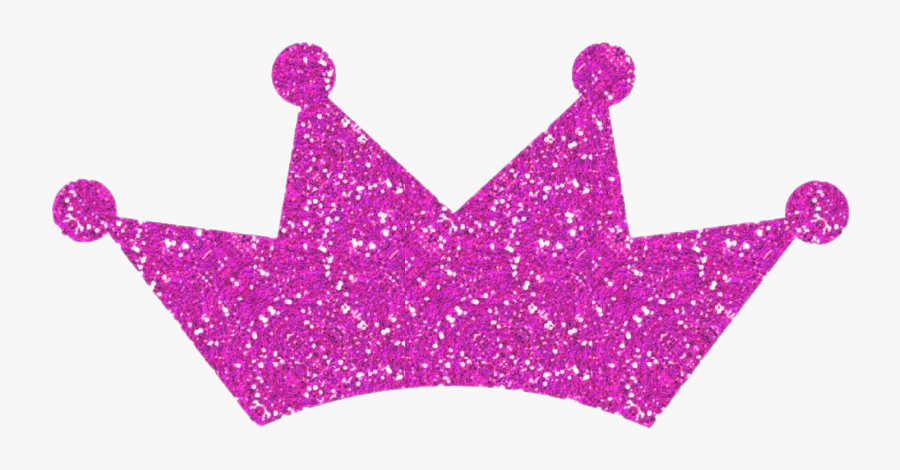 Pink Princess Crown Transparent Png - Gold Glitter Crown Clipart, Transparent Clipart