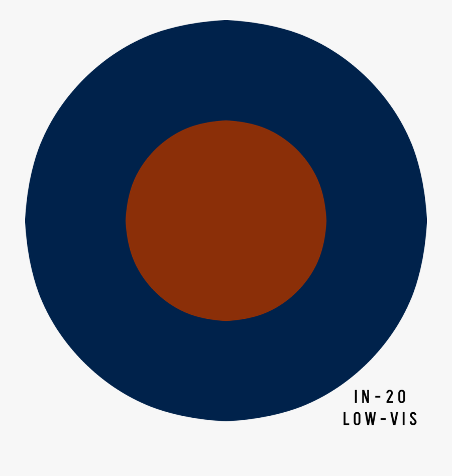 Raf Low-visibility Military Aircraft Roundel Insignia - Aprendizaje Humano, Transparent Clipart