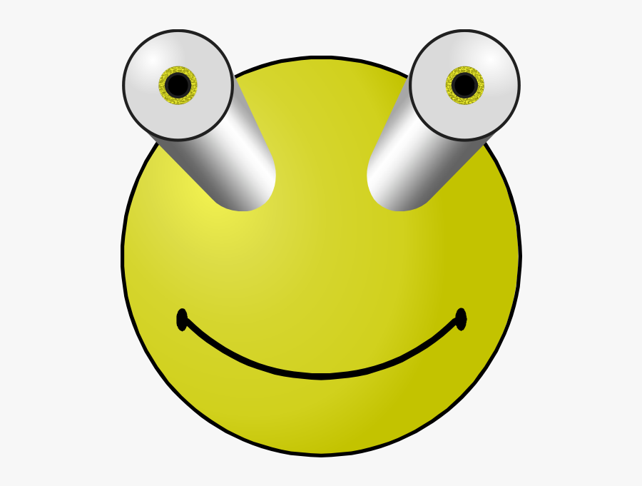 Bug-eyed Smiley - Emoticon Clip Art Of Smiley, Transparent Clipart