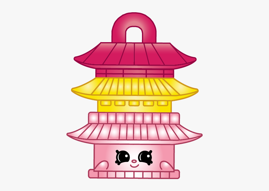 Shopkins Wiki - Pagoda, Transparent Clipart