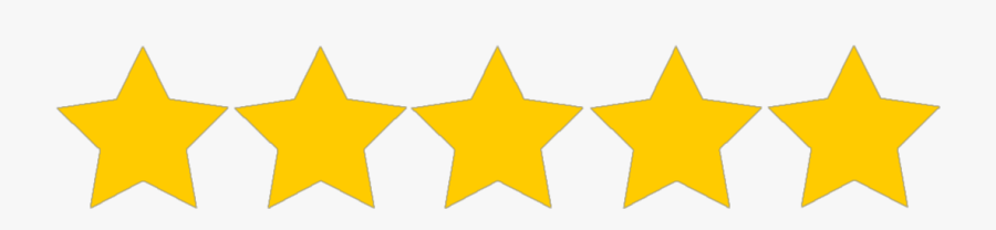 4 And A Half Star Rating, Transparent Clipart