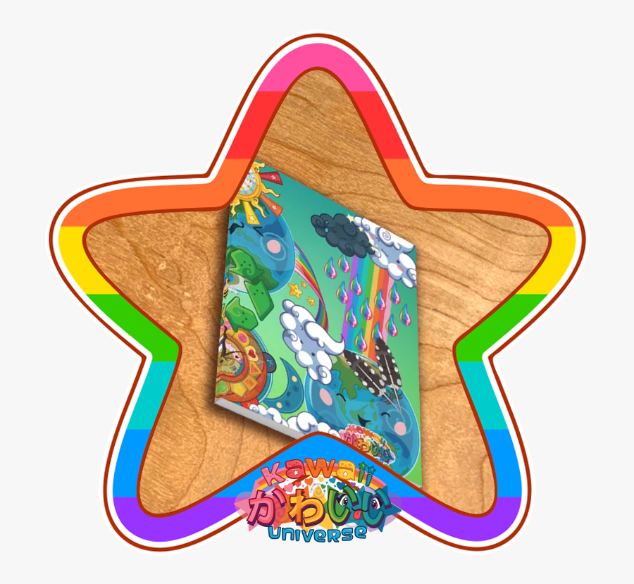 Cute World Peace Designer Notebook Clipart , Png Download - Kawaii Universe, Transparent Clipart
