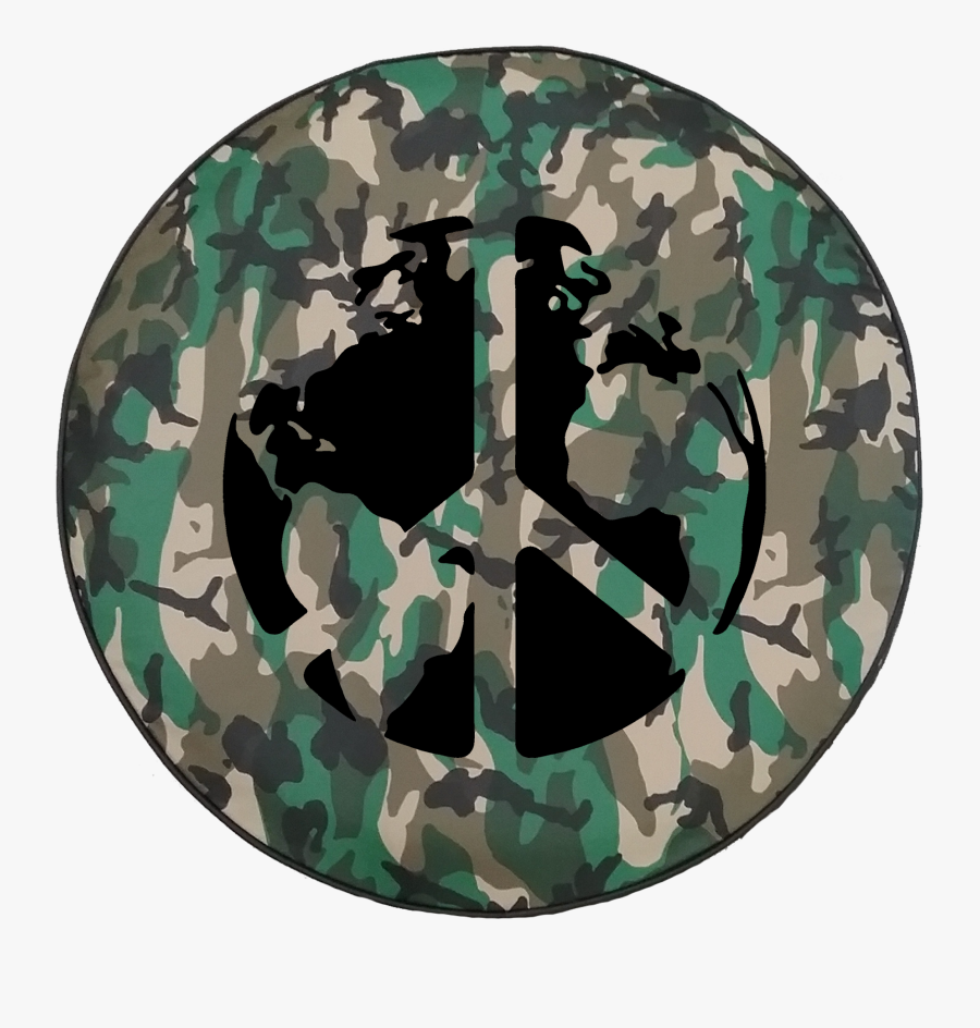 Woodland Classic Camo - Punisher Military Logo, Transparent Clipart