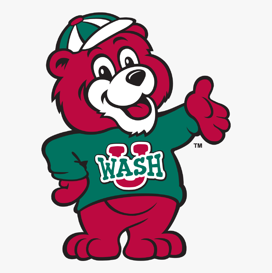Wash U St Louis Mascot, Transparent Clipart