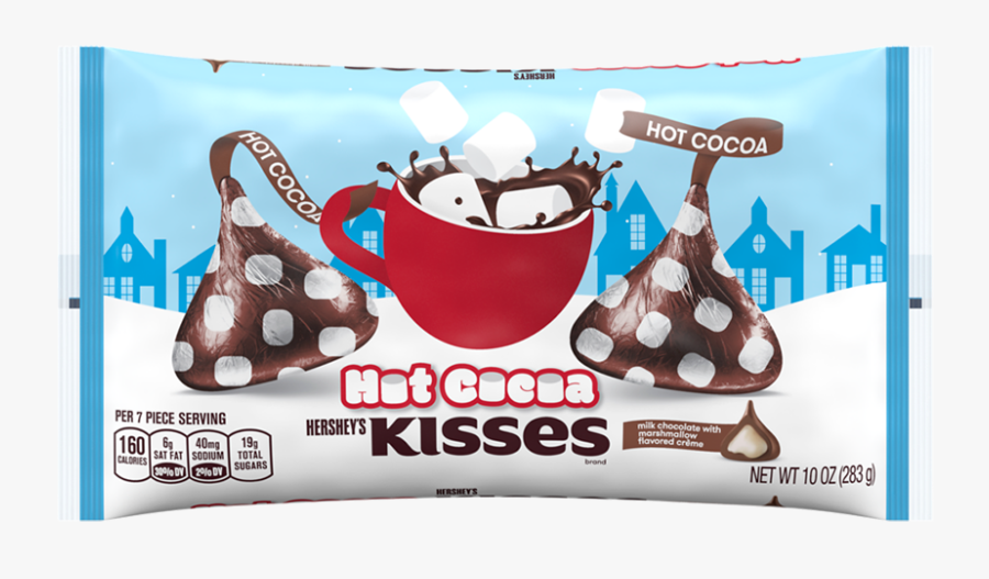Hot Chocolate Hershey's Kisses, Transparent Clipart