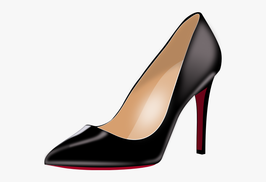 Black Stiletto Heels - Black Stiletto Png, Transparent Clipart