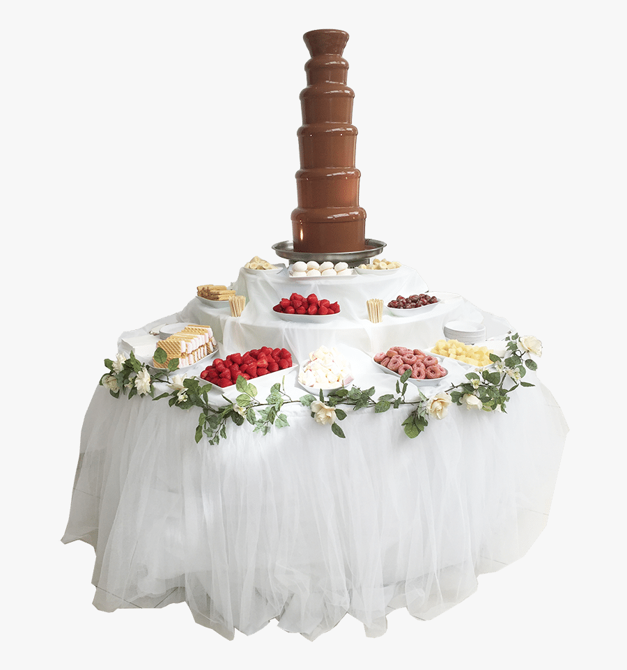 Chocolate Fountain Hire - Tablecloth, Transparent Clipart