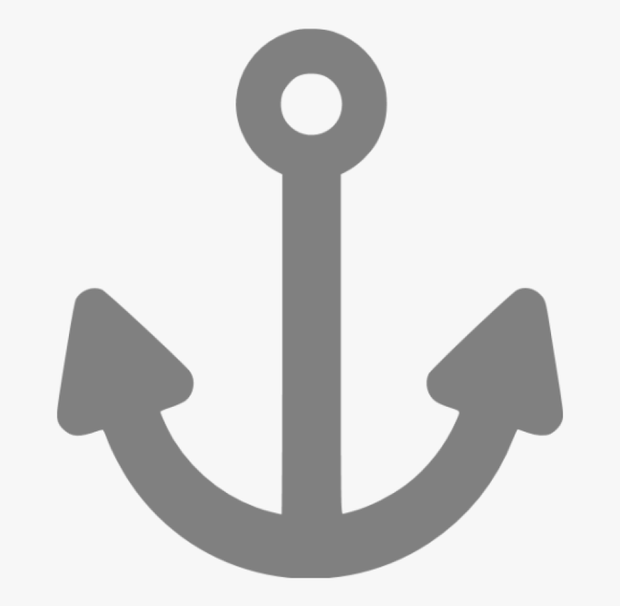 Anchor Png Image - Anchor Black Icon Png, Transparent Clipart