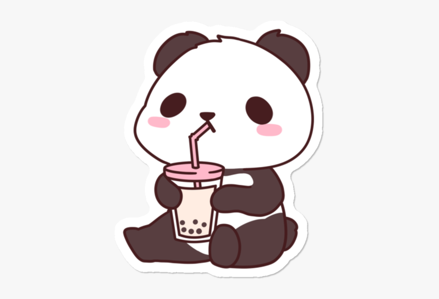 Panda Sticker, Transparent Clipart