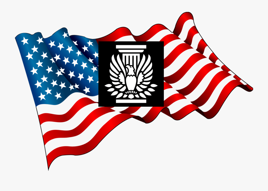 Pacflag - Vector High Resolution American Flag, Transparent Clipart