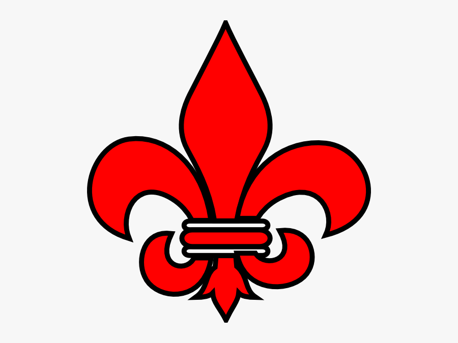 Red Fleur De Lys , Free Transparent Clipart - ClipartKey