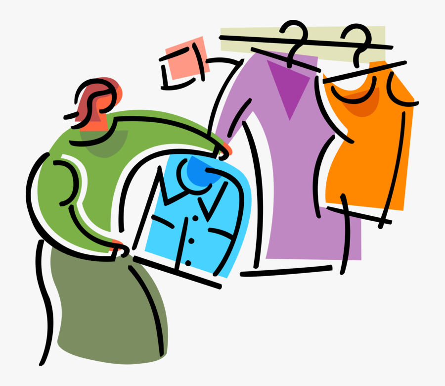 Vector Illustration Of Consumer Shopper Purchases Retail, Transparent Clipart