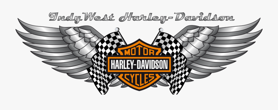 Indy West Harley Davidson Logo, Transparent Clipart