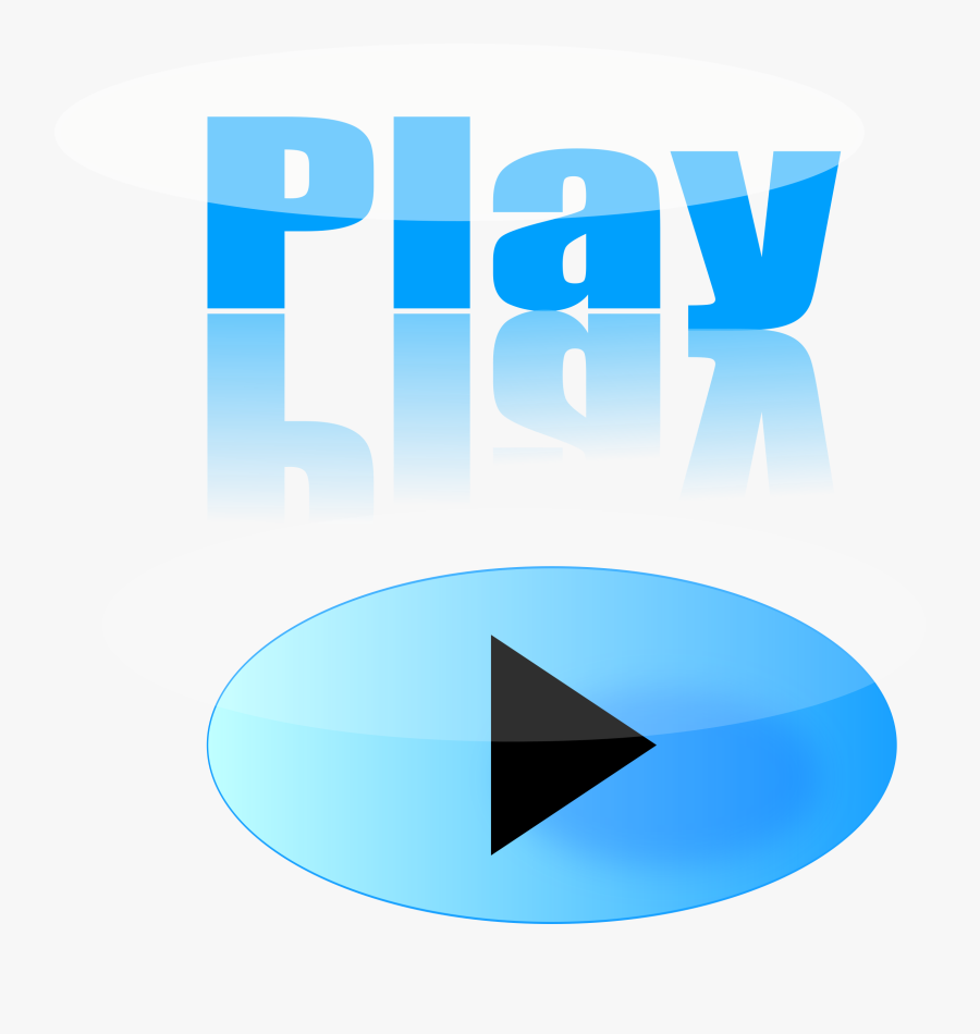 Play Text Button Clipart , Png Download - Vector Graphics, Transparent Clipart