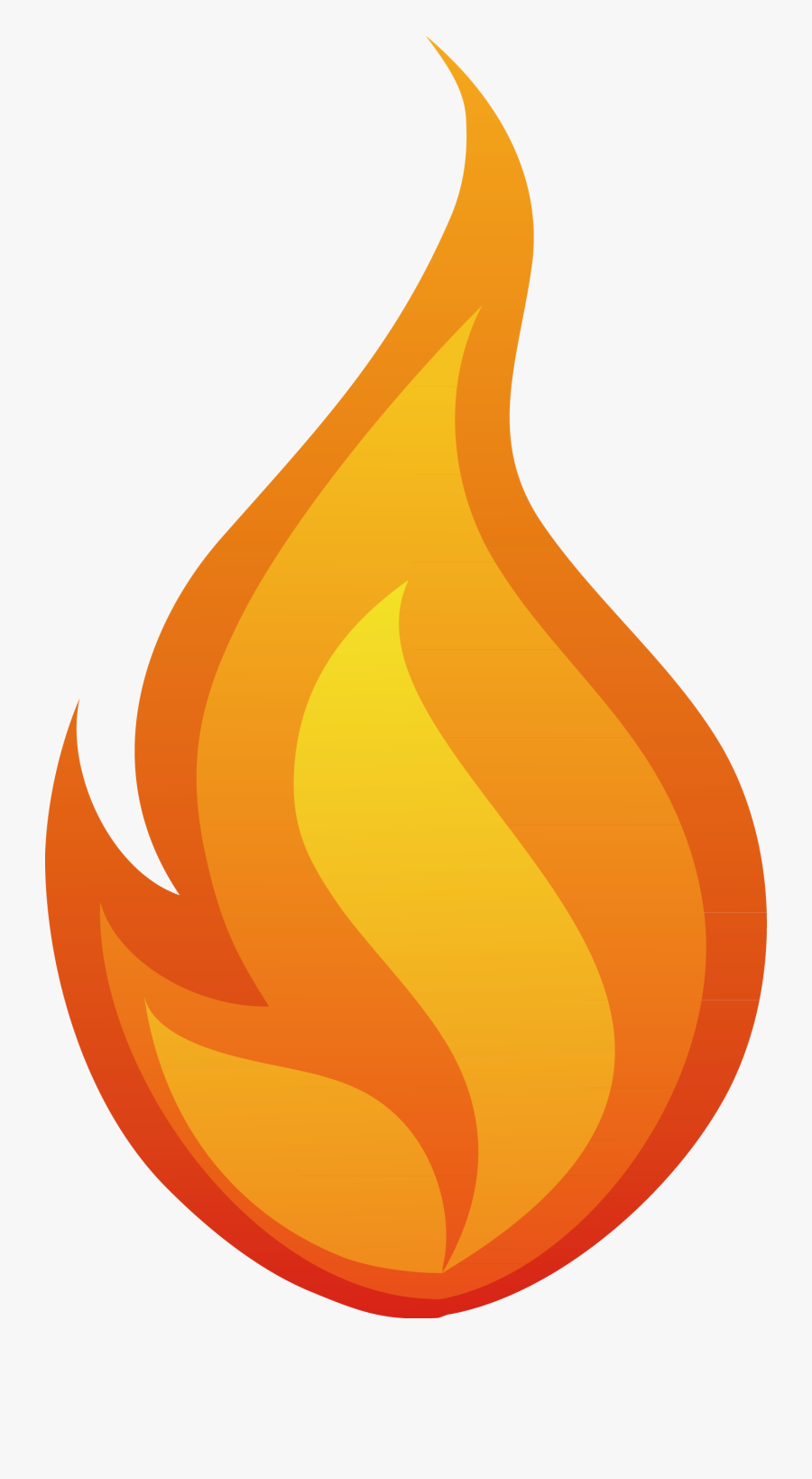 Flame Fire Clip Art - Vector Llama De Fuego, Transparent Clipart