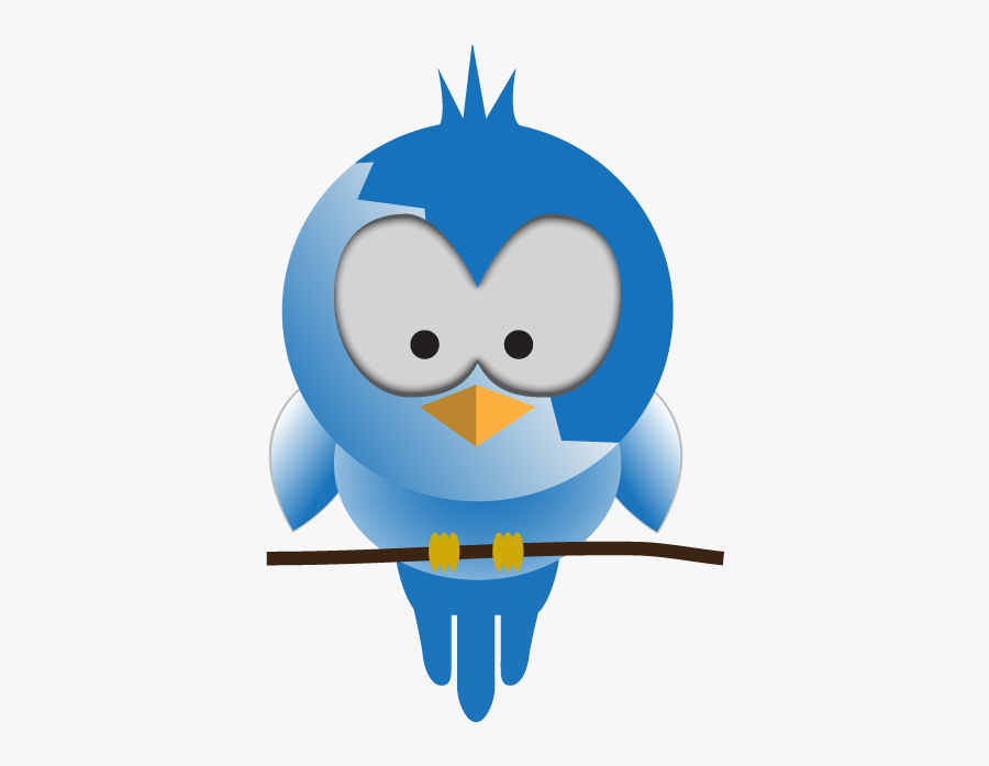 Twitter Bird - Cartoon, Transparent Clipart