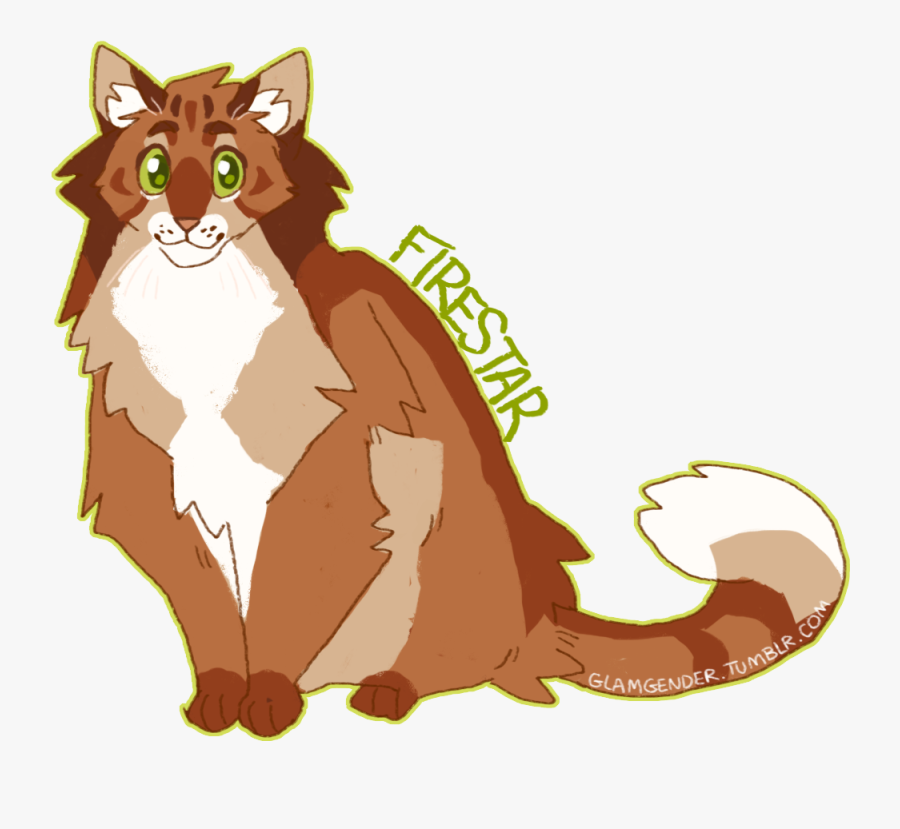 Firestar - Warrior Cats - Illustration, Transparent Clipart