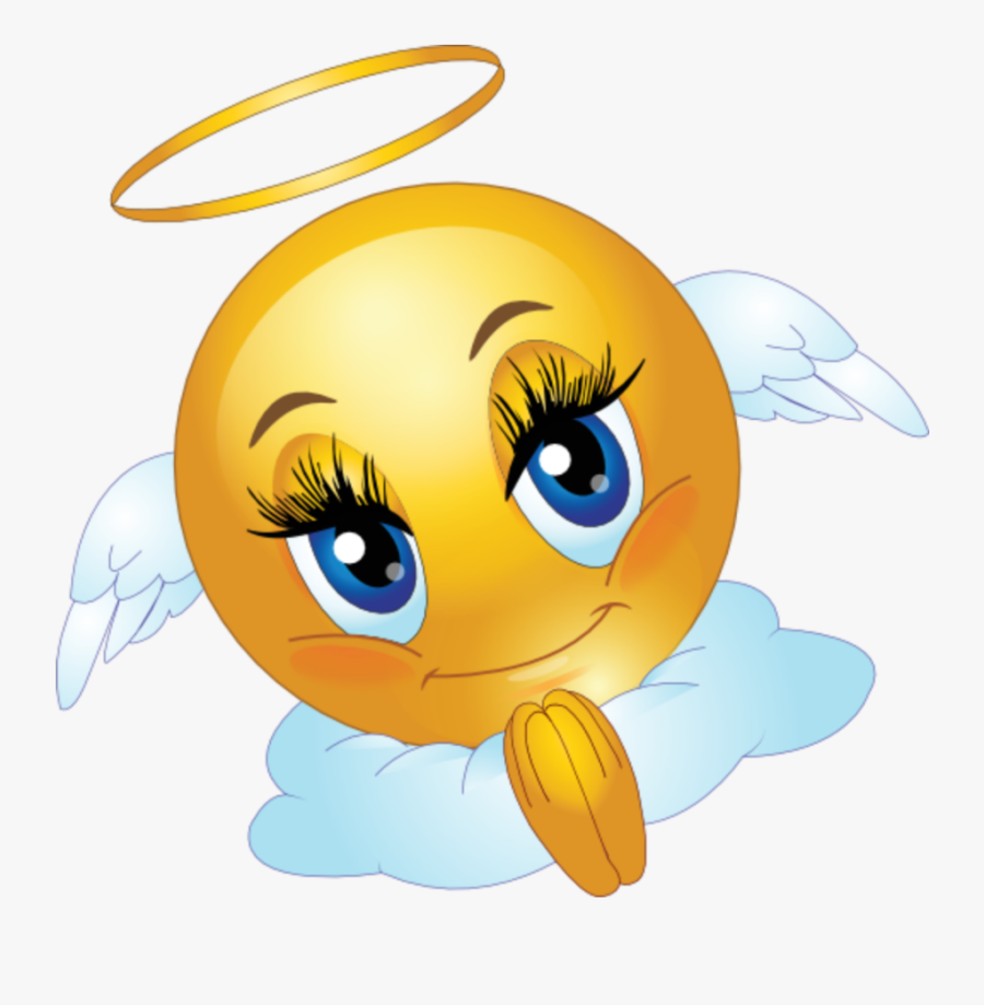 #mq #yellow #angel #emoji #emojis - Angel Emoji, Transparent Clipart