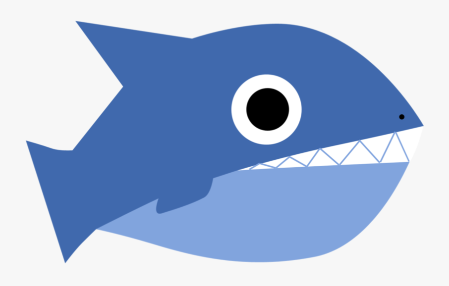 Simple Vector Art Piranha By Jack Y Zhang - Vector Graphics, Transparent Clipart