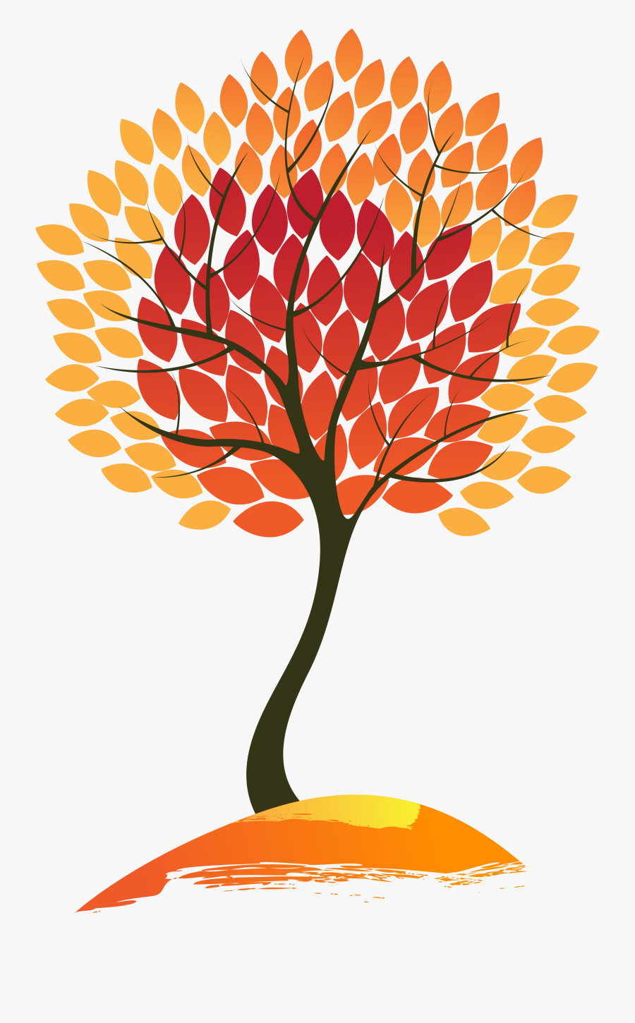 Autumn Tree Clipart Png, Transparent Clipart