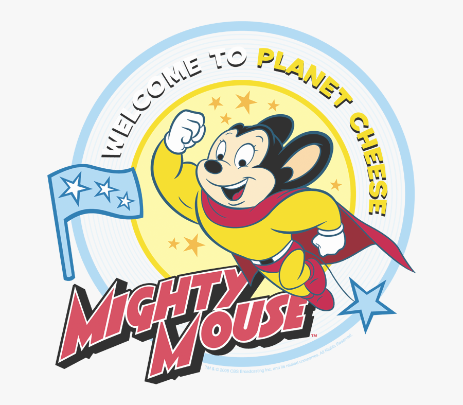 Mighty Mouse Here I Come To Save, Transparent Clipart