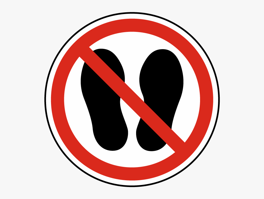 Do Not Stand Here Sign, Transparent Clipart