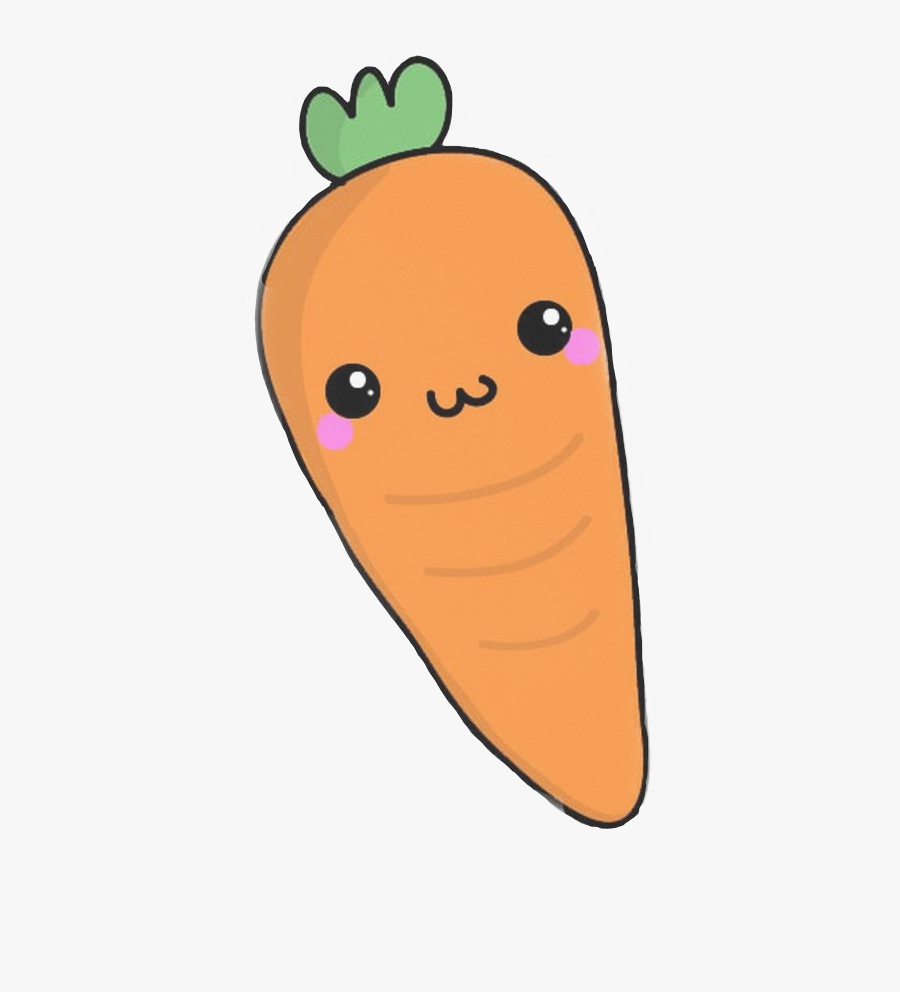 Carrot Challenge 🏆🏆 Kawaii Cute Carrot Drawing , Free Transparent