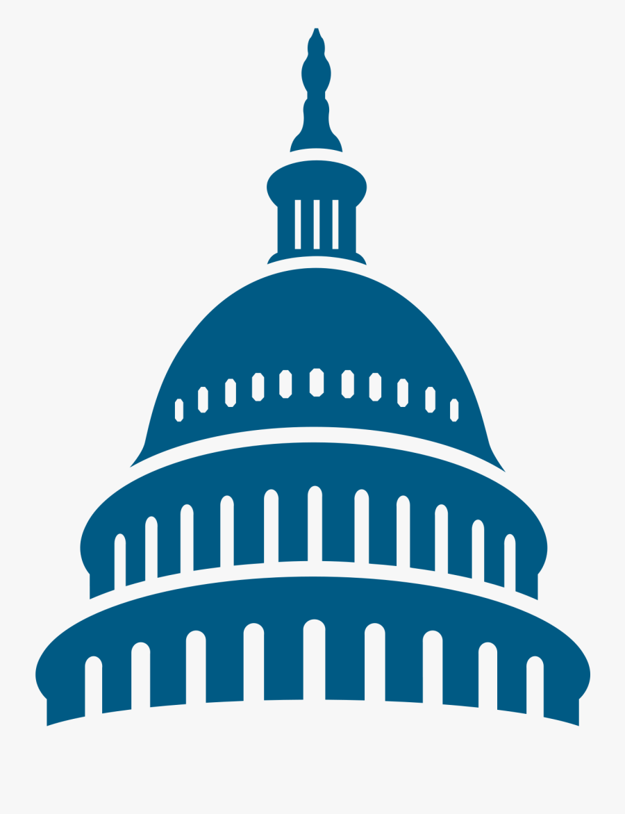Supreme Court Deadlock On Immigration Will Have Far-reaching - Vector Capitol Building Icon, Transparent Clipart