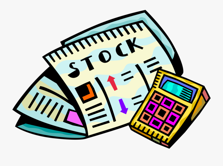 Vector Illustration Of Financial News Stock Market, Transparent Clipart