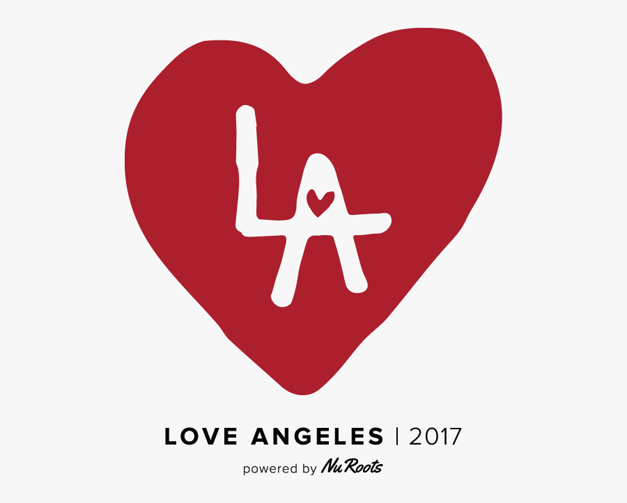 Nuroots Loveangeles Logo V2 - Heart Camp, Transparent Clipart