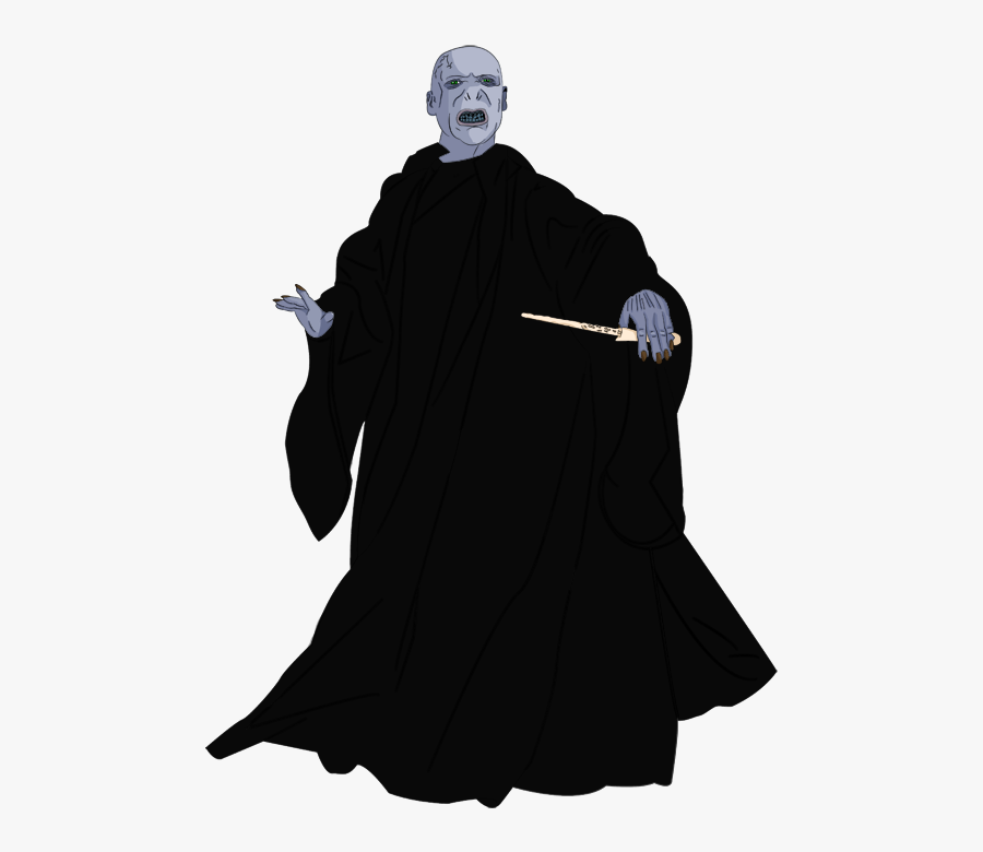 Graphic Black And White Voldemort Quick Art By Xplict - Lord Voldemort White Background, Transparent Clipart