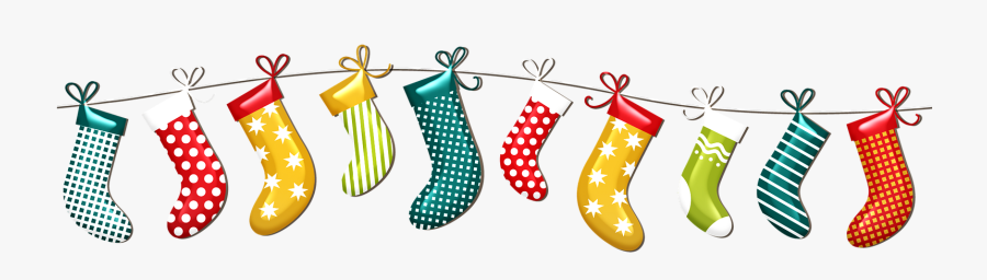 Holiday Stockings Clipart, Transparent Clipart