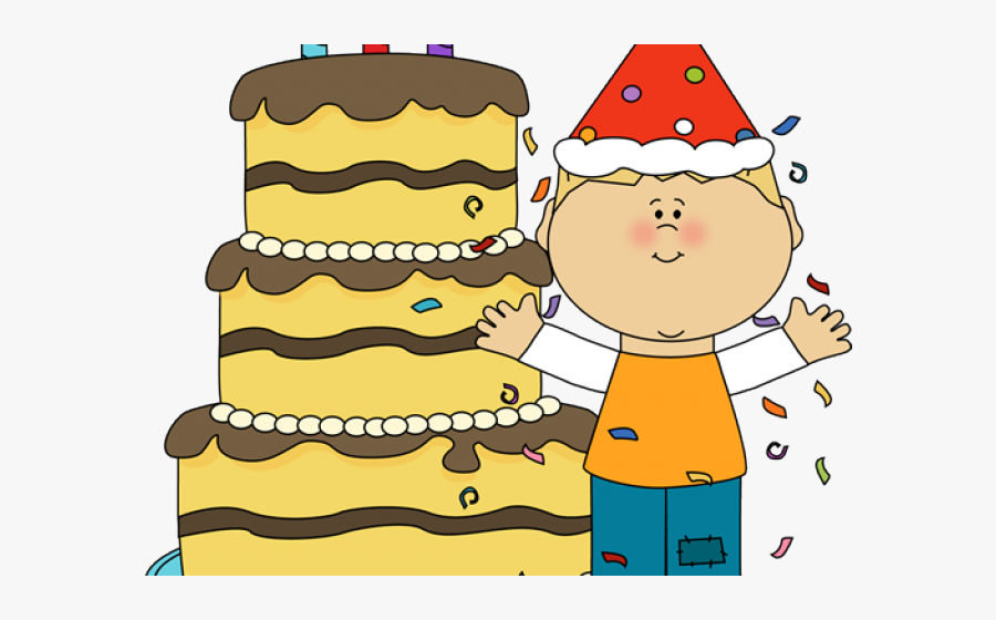 Transparent Crepe Clipart - Boy Birthday Cake Png, Transparent Clipart