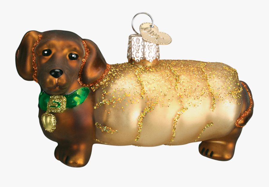 Weinerdog Ornament, Transparent Clipart