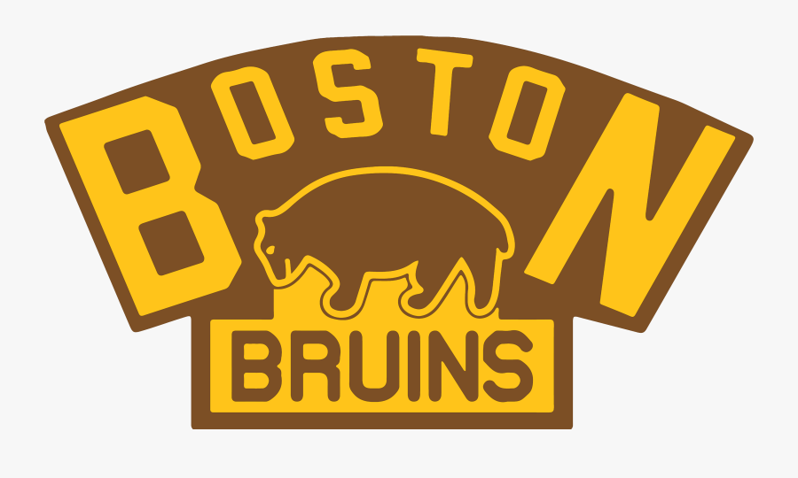 Boston Bruins Old Logo, Transparent Clipart