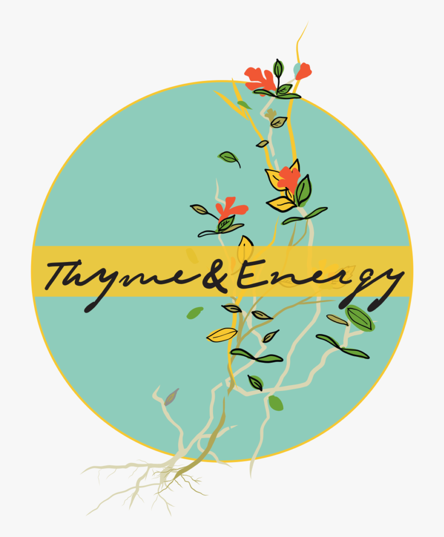 Thyme Energy Logo - Thyme Circle, Transparent Clipart
