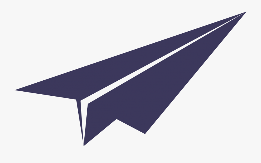 Blue Paper Plane Png Image - Paper Plane Png Blue, Transparent Clipart