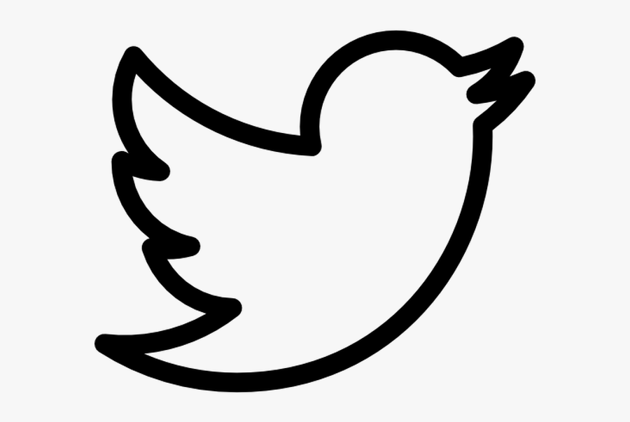 White Transparent Twitter Logo, Transparent Clipart