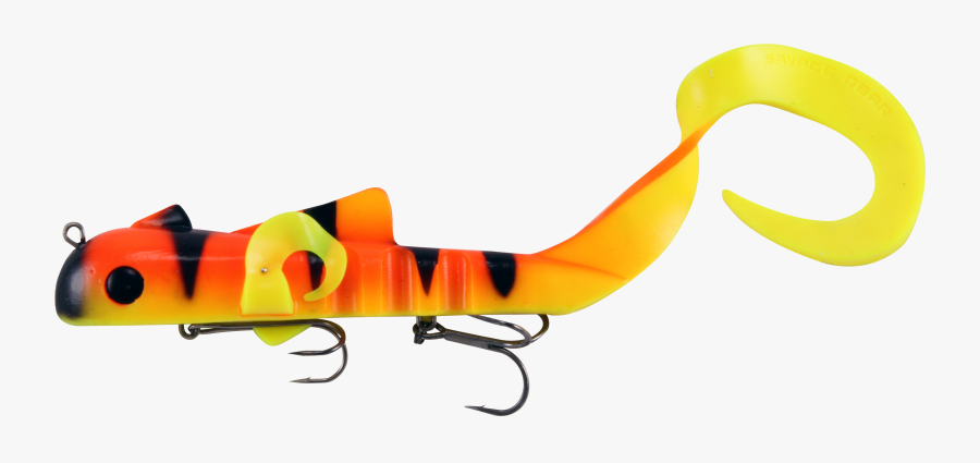 The Special Shaped Tail Of Savage Gear - Savage Gear Alien Eel Soft Bait, Transparent Clipart