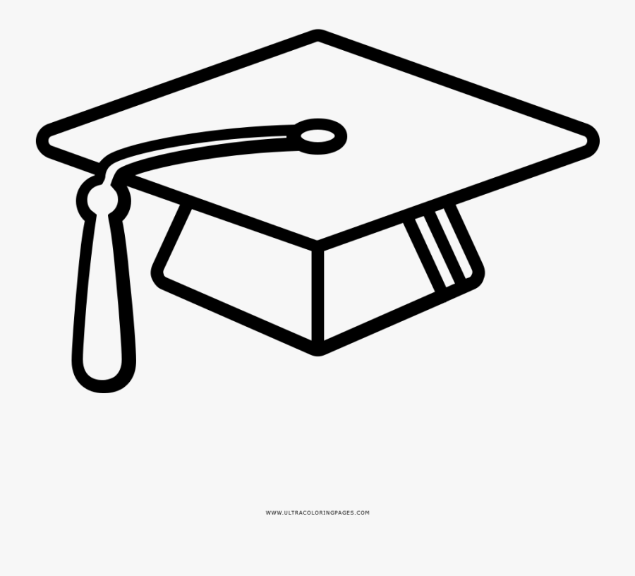 mortar-board-coloring-page-line-art-free-transparent-clipart