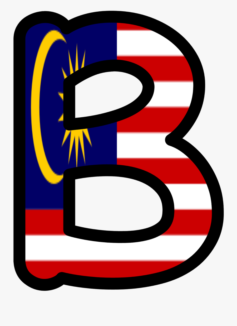 Alphabet N Design In Malaysia Flag, Transparent Clipart