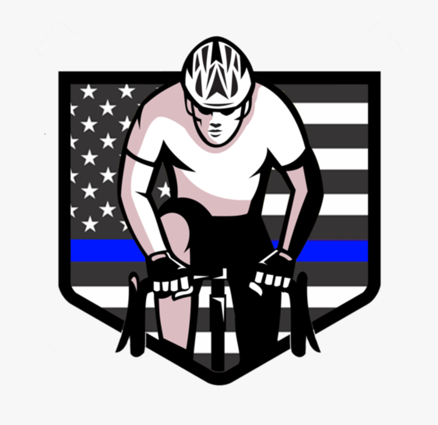 Anaheim Police Eow Cycling Team Community Ride - Logo Cyclist, Transparent Clipart