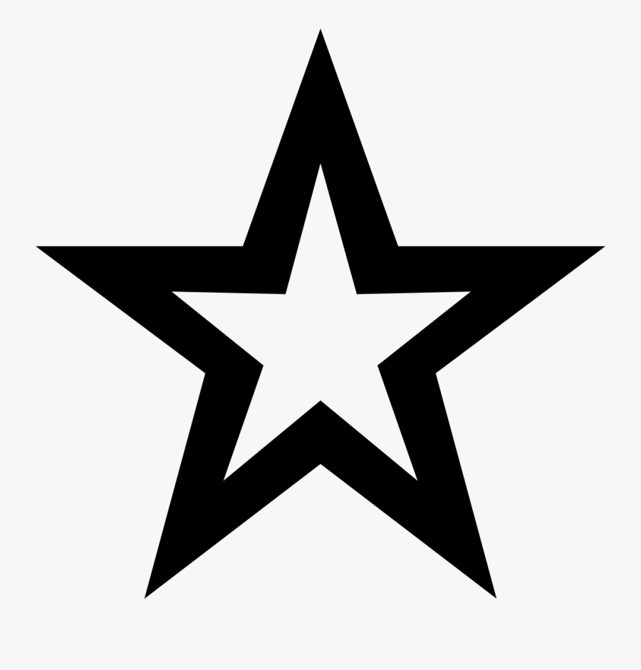 Nautical Star Clip Art - Star Black And White, Transparent Clipart